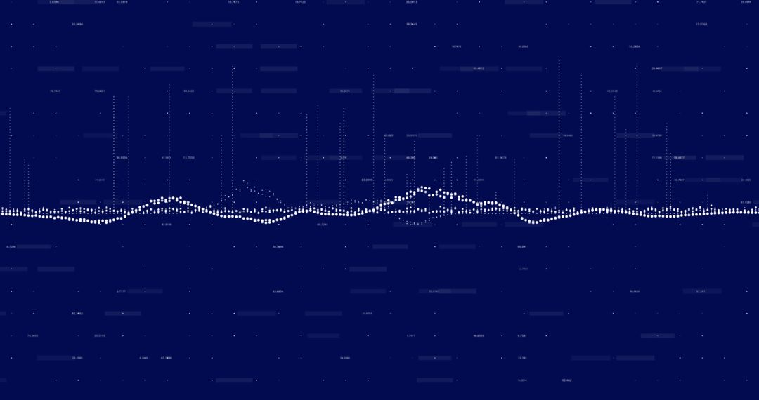 Digital Financial Data Processing Animation