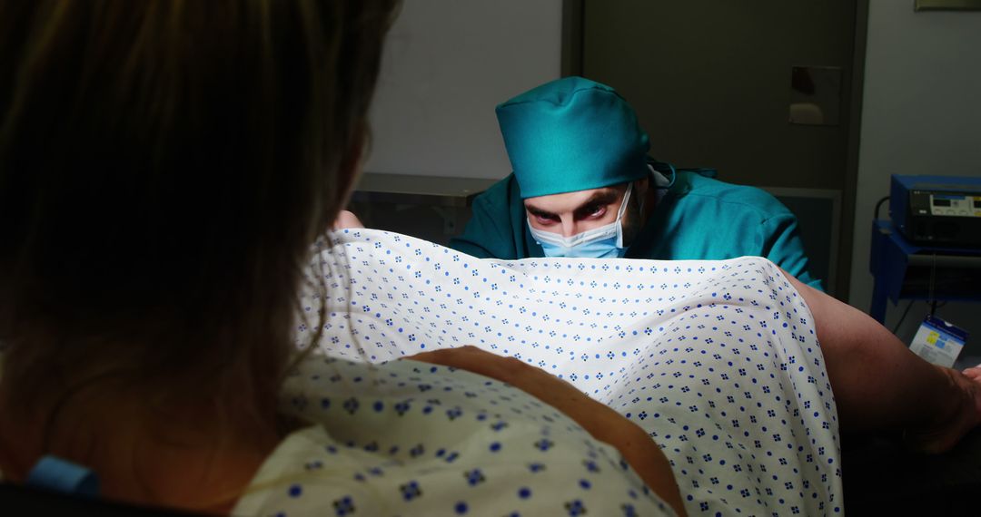 OB-GYN Exam with Doctor Assist Patient During Routine Check-Up - Free Images, Stock Photos and Pictures on Pikwizard.com