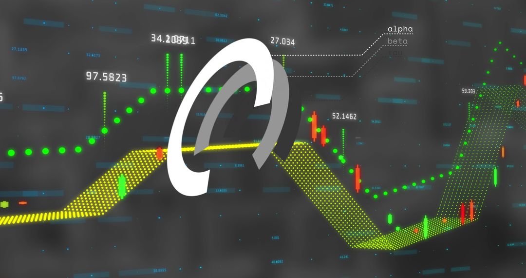 Complex Financial Data Analytics Over Urban Skyline Background