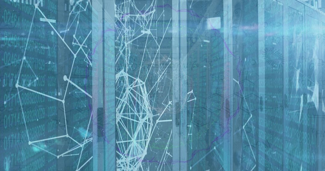 Futuristic Data Network and Technology Concept