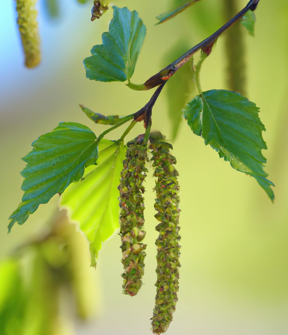 Close up of alder over green leaves reated using generative ai technology - Free Images, Stock Photos and Pictures on Pikwizard.com