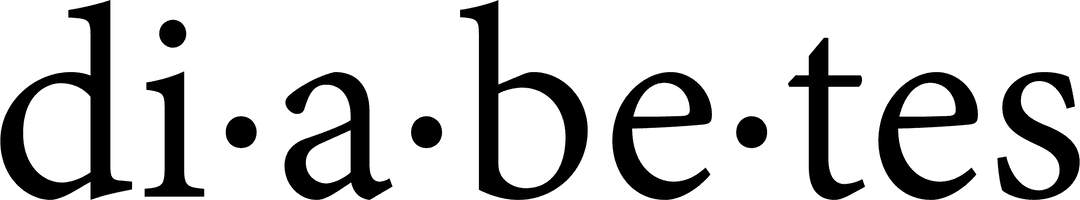 Diabetes Text on Transparent Background for Health Care Use