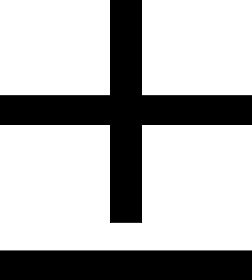 Close-Up Transparent View of Plus-Minus Symbols