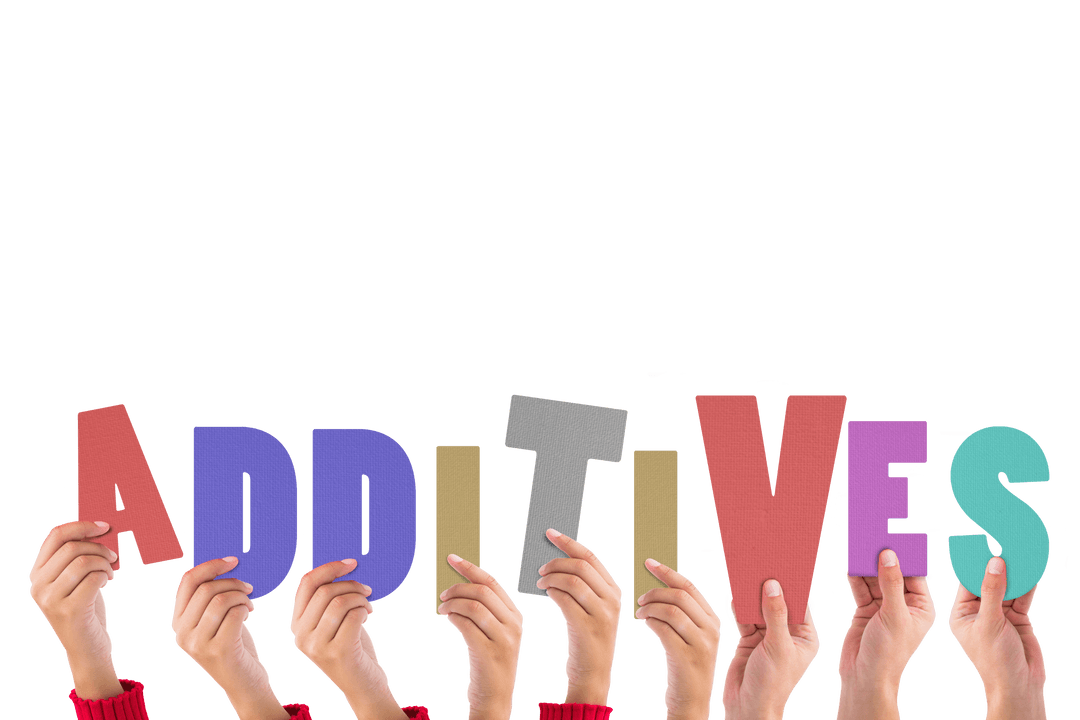 Hands Holding Additives Letters with Transparent Background - Download Free Stock Images Pikwizard.com
