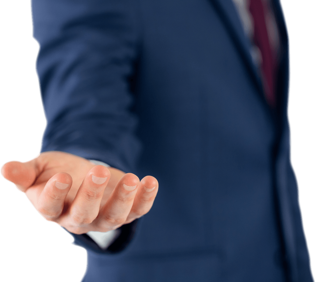 Transparent Business Hand Gesture Overview Business Suit Tie