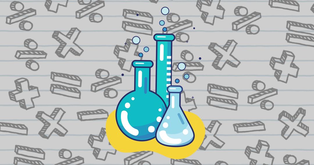 Education and Science Abstract Design with Math Elements