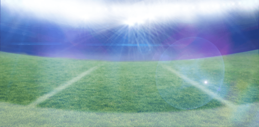 Illuminated Sports Stadium Transparent Background Soccer Field