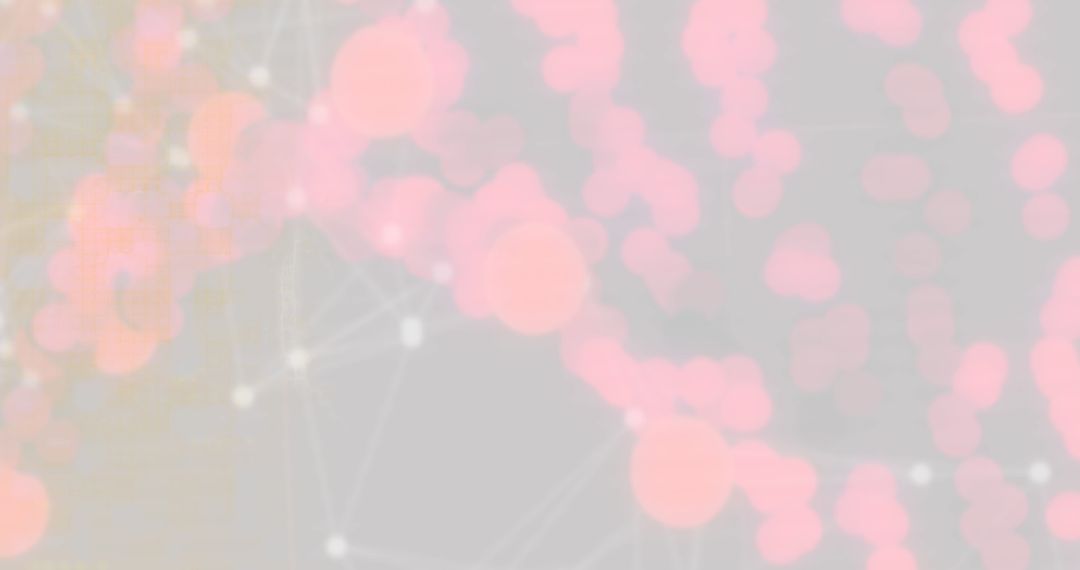 Abstract Brain and DNA Strand with Digital Interface Elements