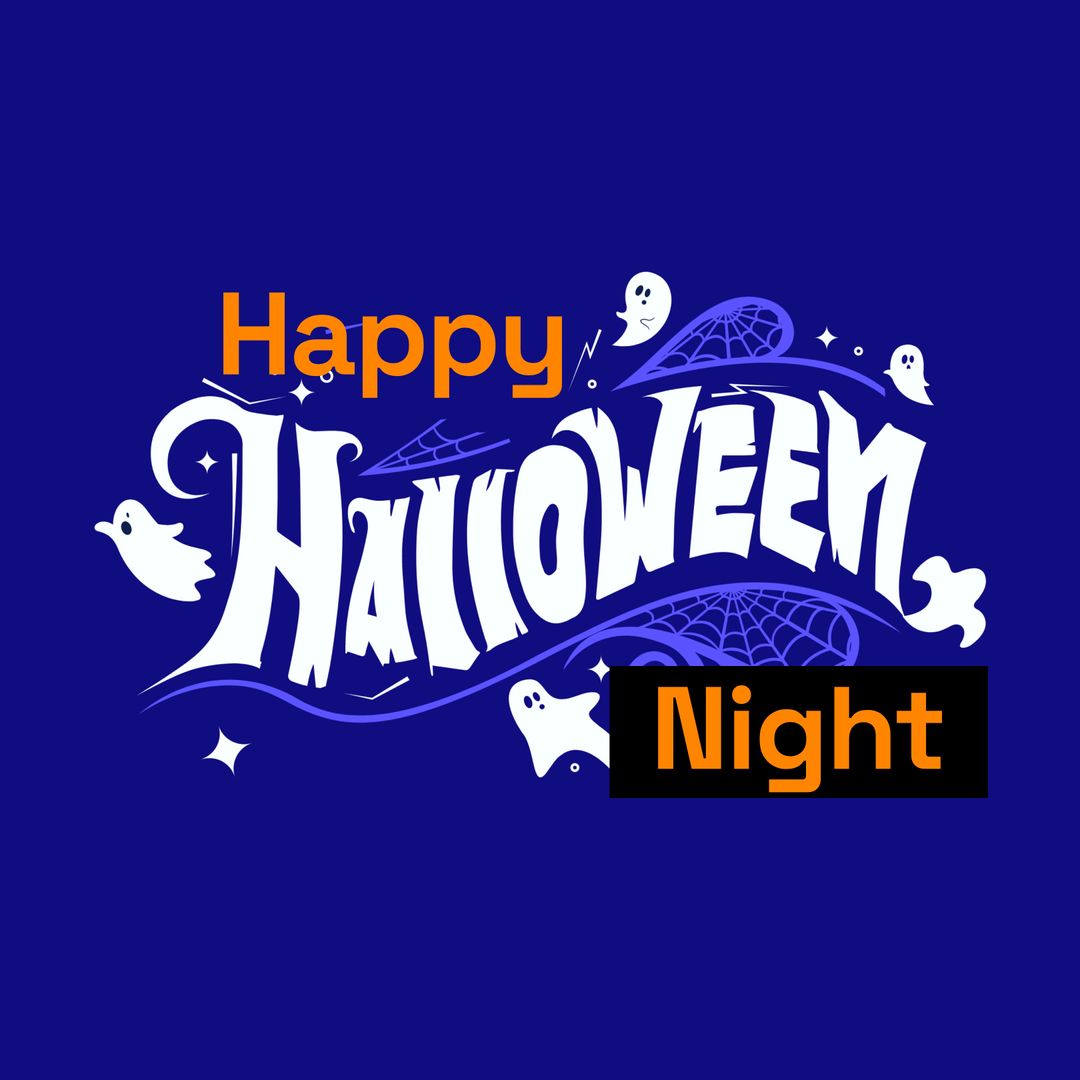 Happy Halloween Night Celebration Digital Design
