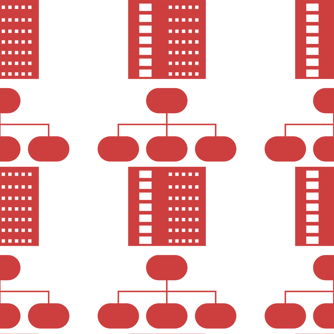 Transparent Network Connections with Buildings Pattern Illustration