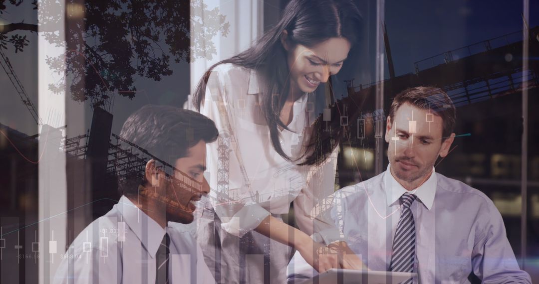 Financial Analysis and Collaboration in Modern Office Environment