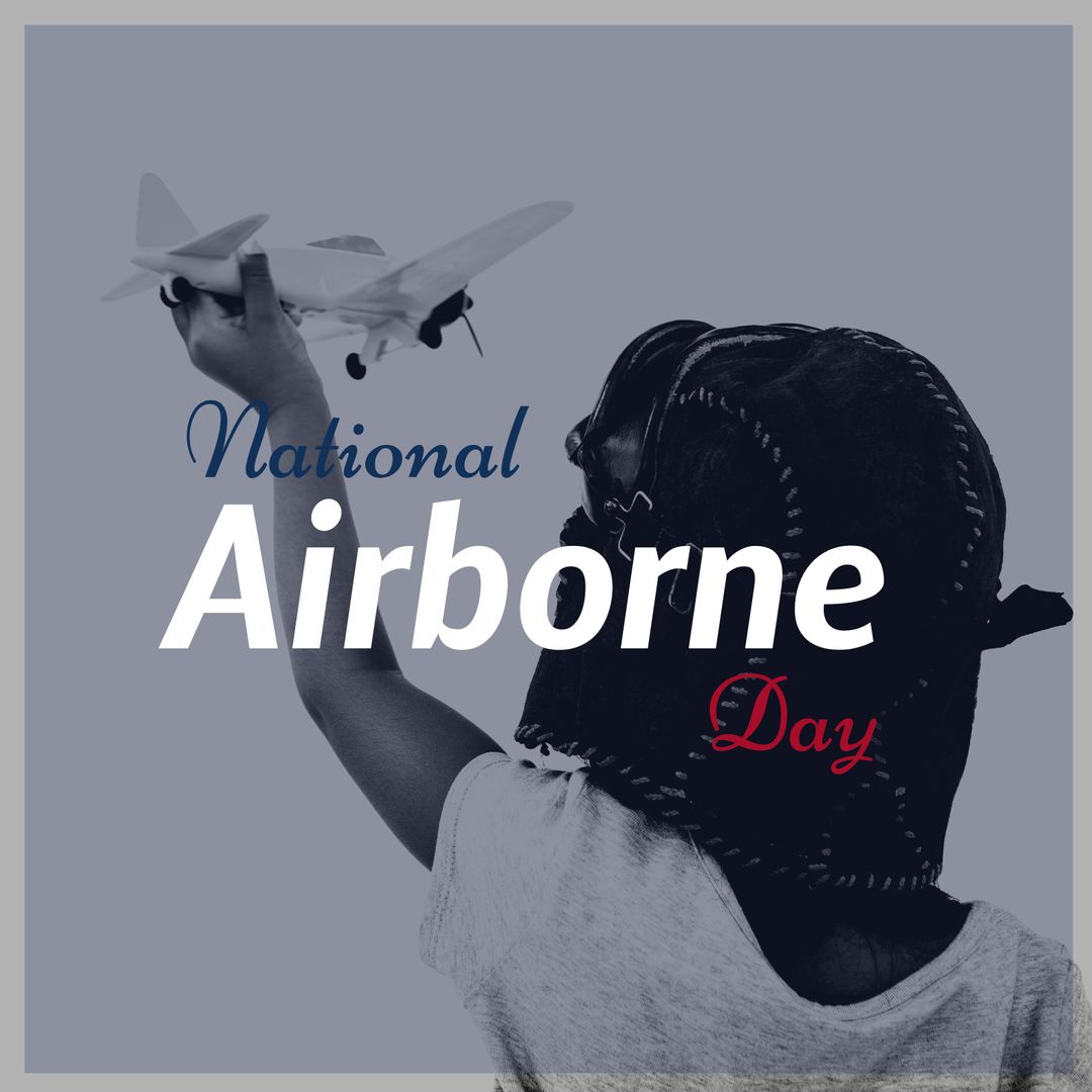 Child Imagining Flight on National Airborne Day