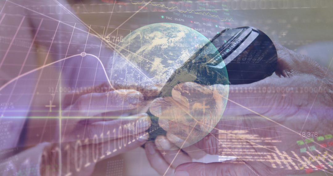 Global Fintech Concept with Digital Payment and Innovation