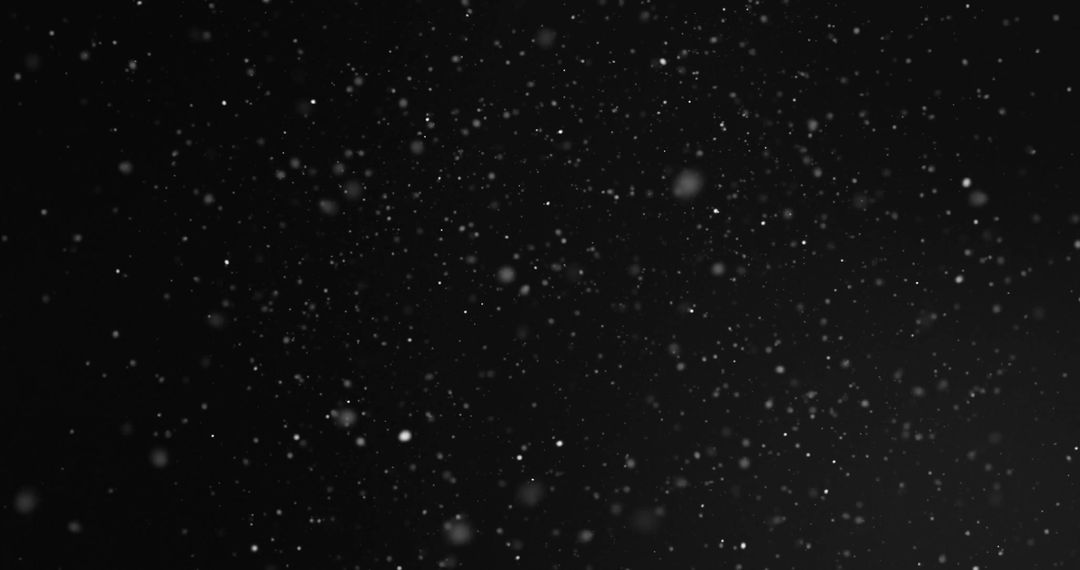 Glowing Particles on Dark Abstract Background