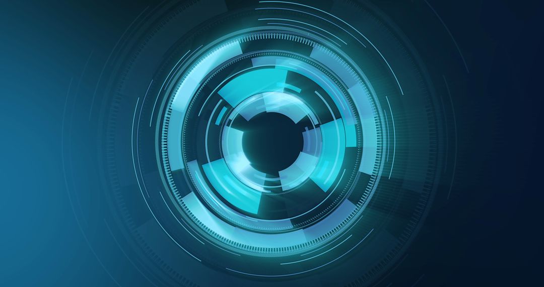 Abstract Digital Interface Futuristic Data Processing