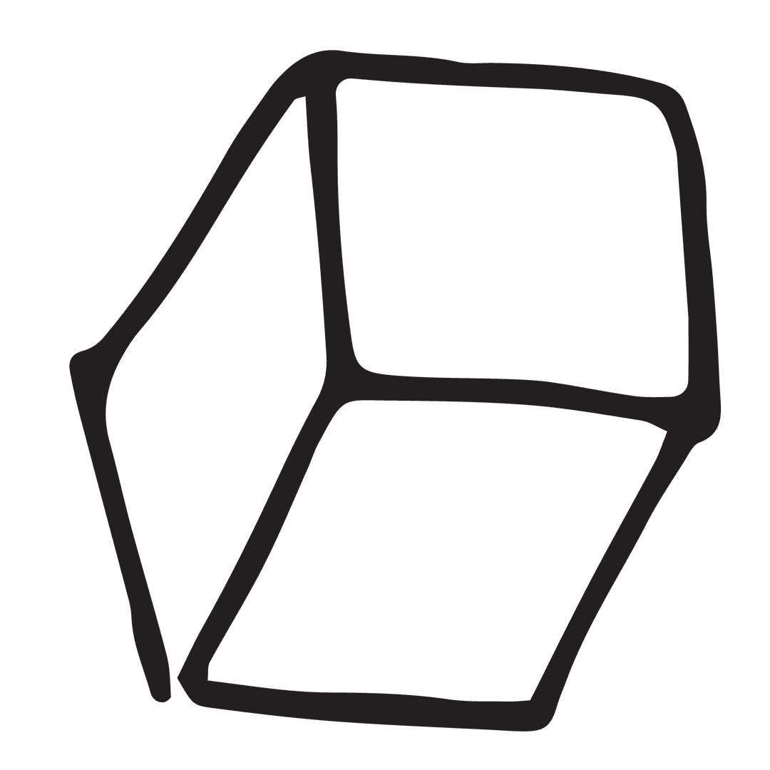 Hand Drawn Box Illustrative Vector on Transparent Background