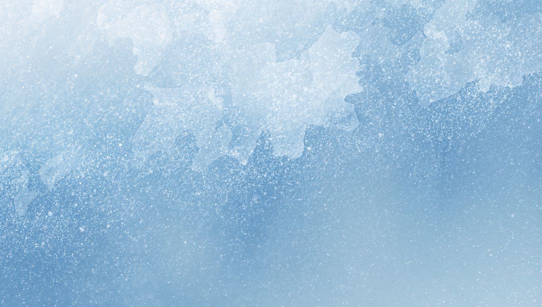 Displaying frosted blue glass texture with delicate ice-crystal lace and speckle gradient