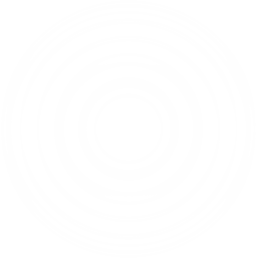 Concentric White Circles Scanning Transparent Background