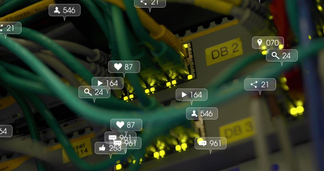 Digital Network Connections with Social Media Engagement Metrics