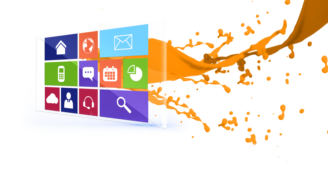 Transparent Digital Communication Symbols with Abstract Elements