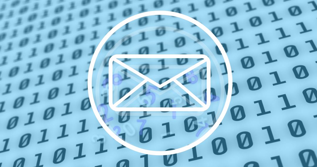 Digital Communication and Data Security Concept