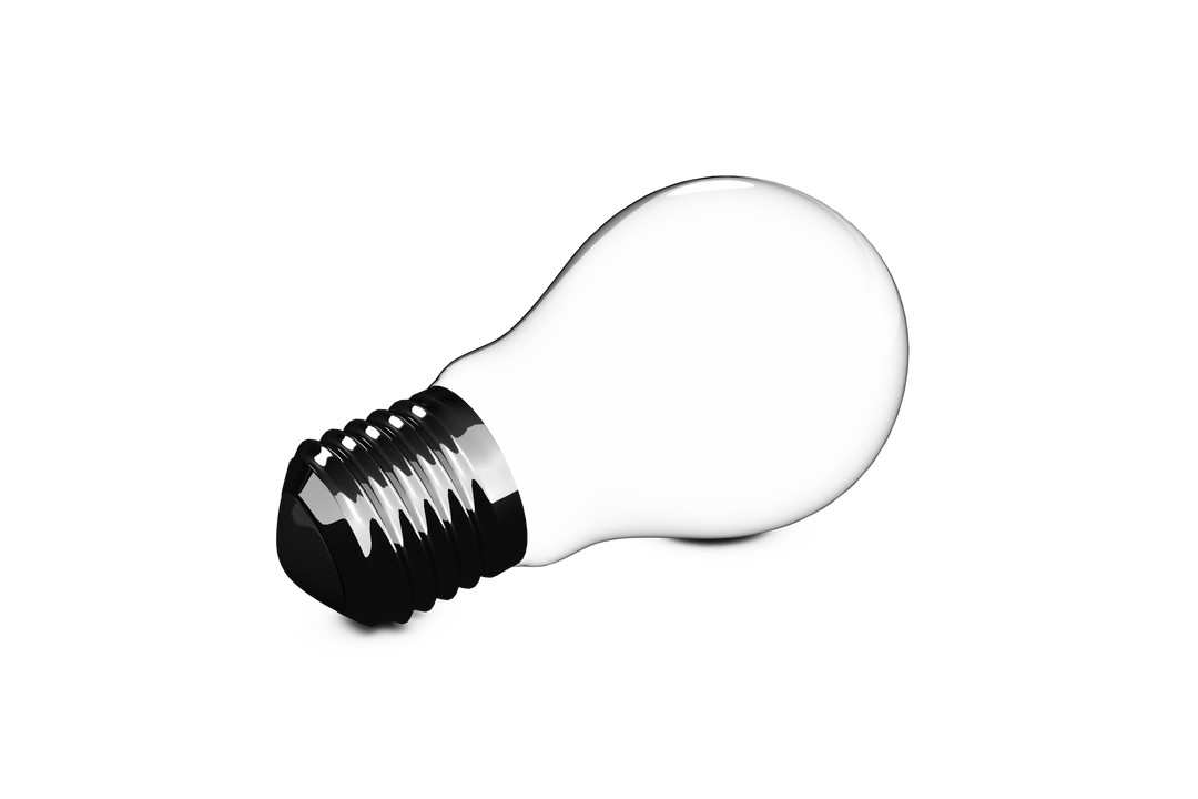 Transparent Light Bulb Icon with Silver Thread Isolated Vector - Download Free Stock Images Pikwizard.com