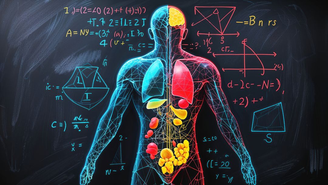 Fusion of Human Anatomy with High Tech Neural Network Visualization