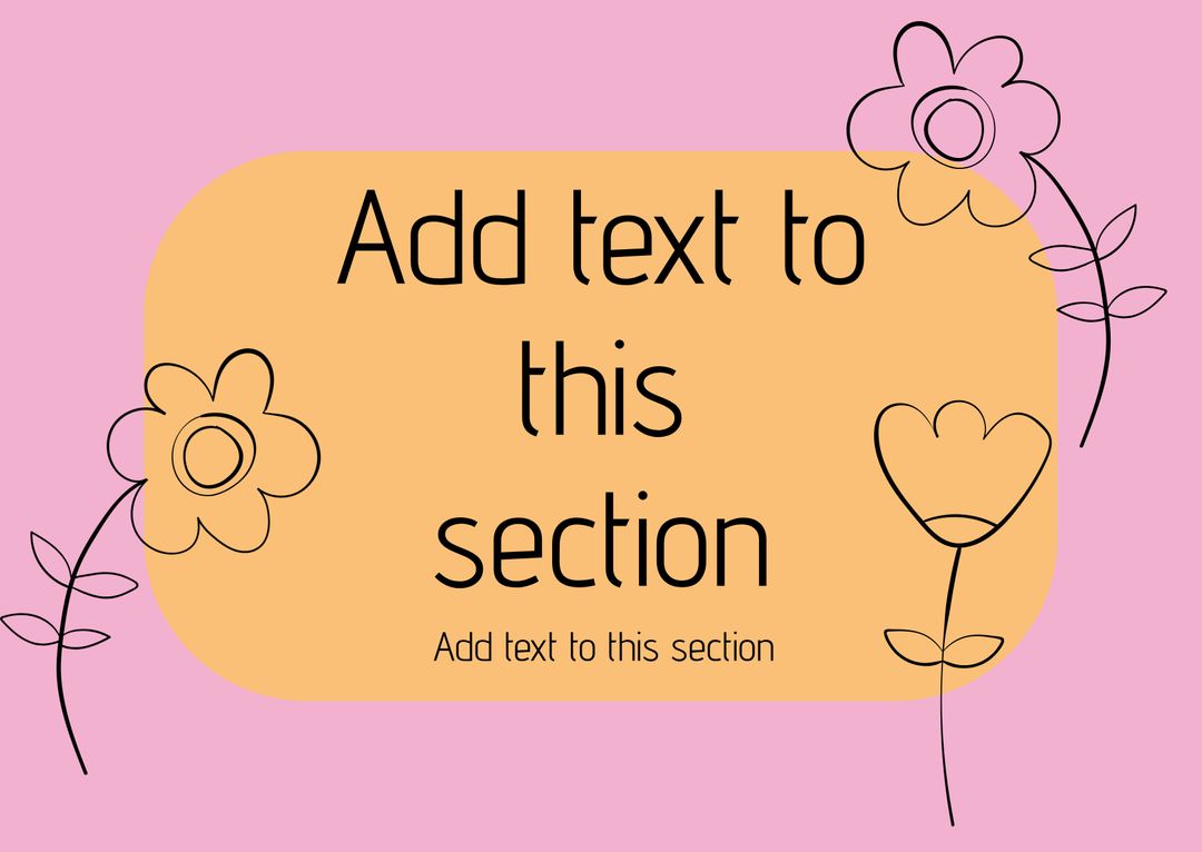 spring-themed-template-with-floral-doodles-for-various-cheerful-designs-from-pikwizard