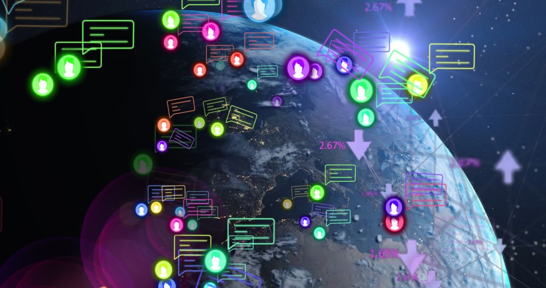 Digital Communication Network on Earth