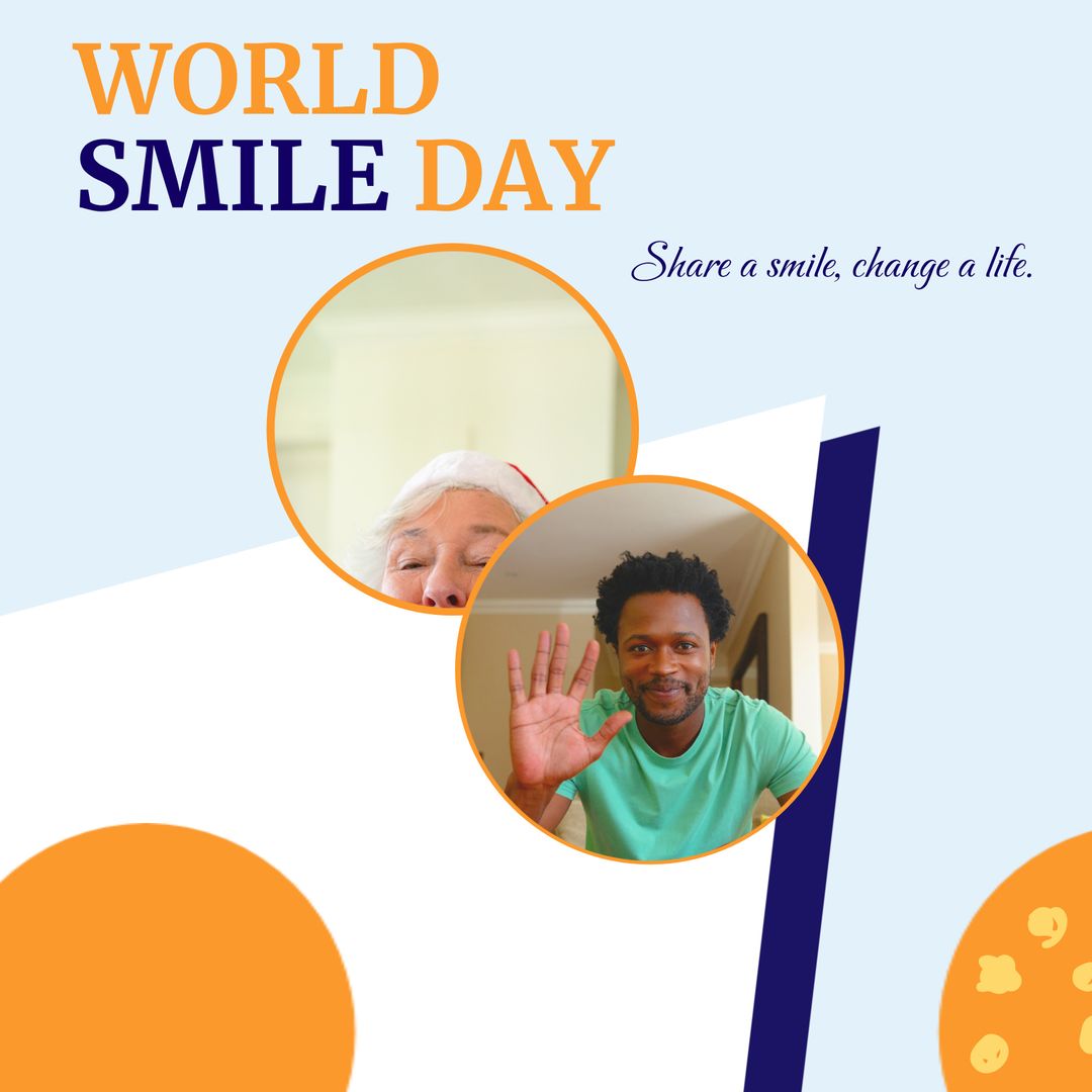 World Smile Day: Celebrating Happiness and Connection - Download Free Stock Templates Pikwizard.com