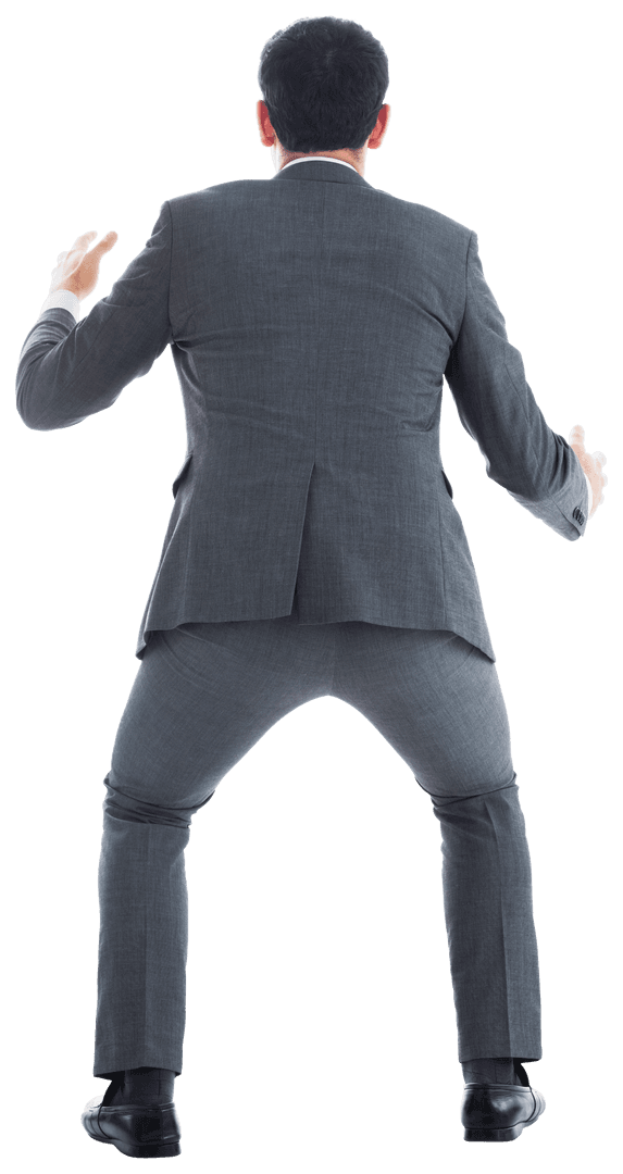 Back View of Businessman Holding Something Transparent Background - Download Free Stock Images Pikwizard.com