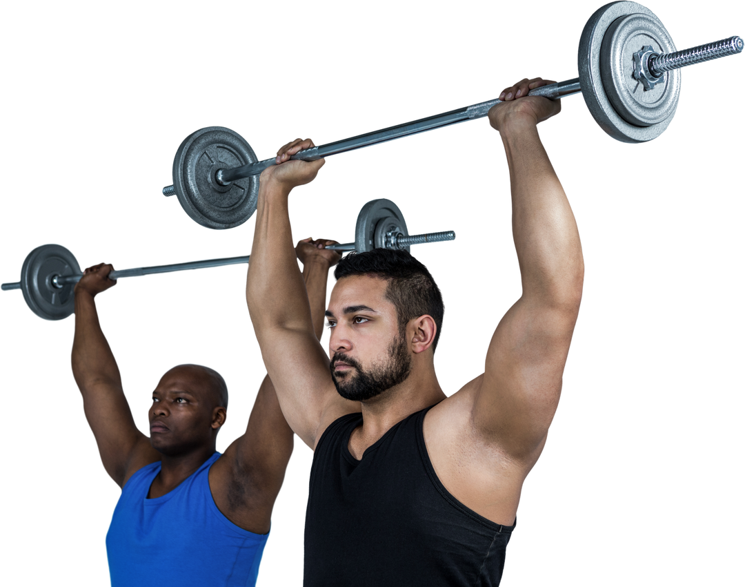 Determined Athletes Lifting Weights Transparent PNG - Download Free Stock Images Pikwizard.com