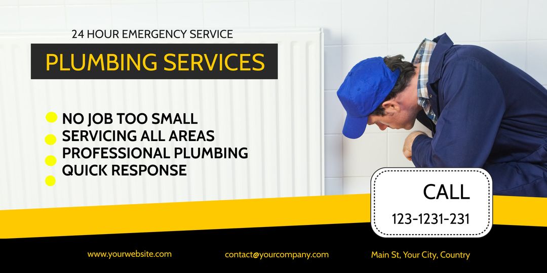 Urgent Plumbing Services with Professional Technician