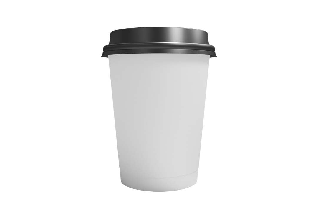 Disposable Coffee Cup Transparent Illustration with Lid - Download Free Stock Images Pikwizard.com