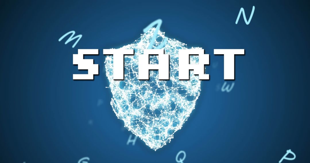 Digital Start Text on Networking Graphics - Free Images, Stock Photos and Pictures on Pikwizard.com