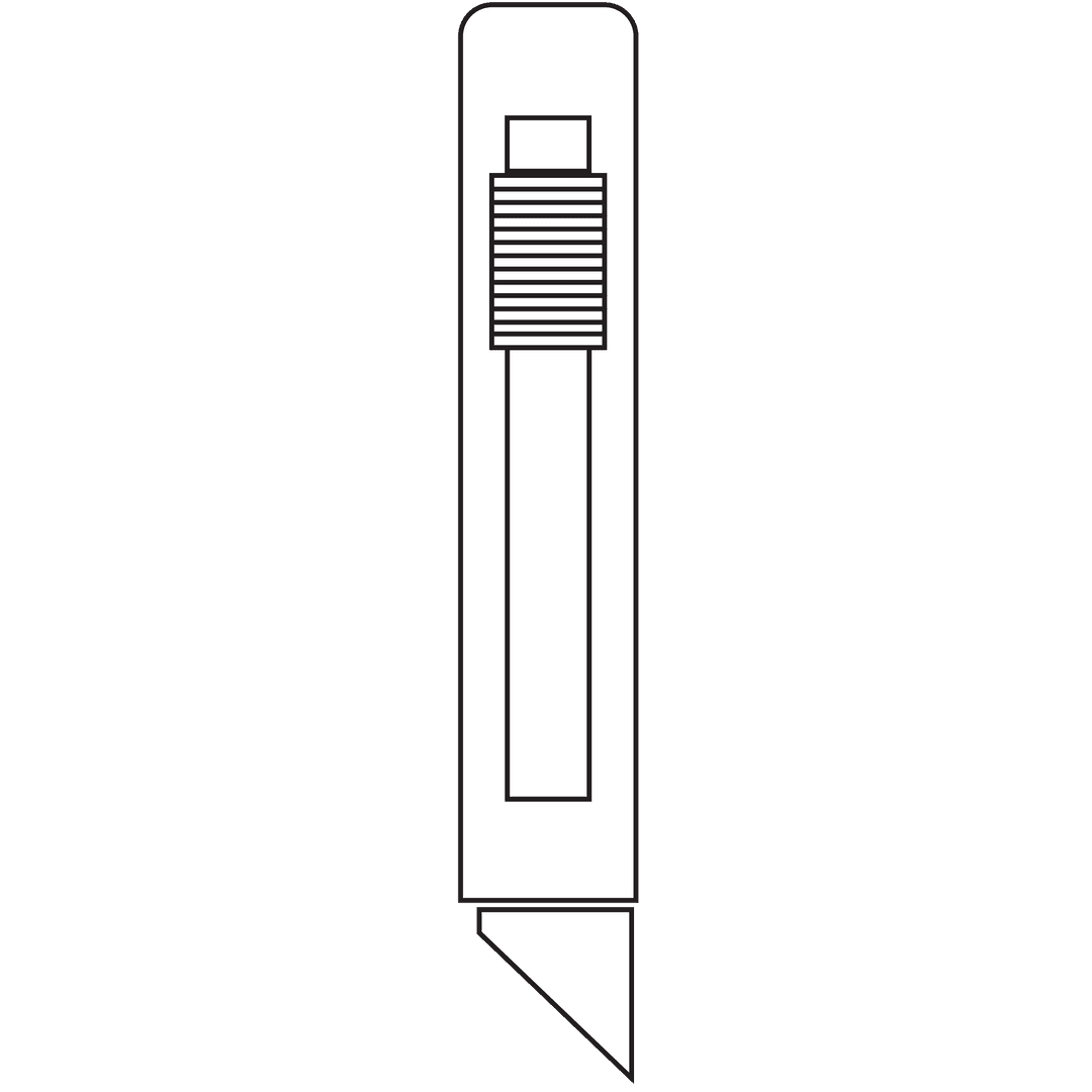 Transparent White Box Cutter Icon for Tools and Renovation