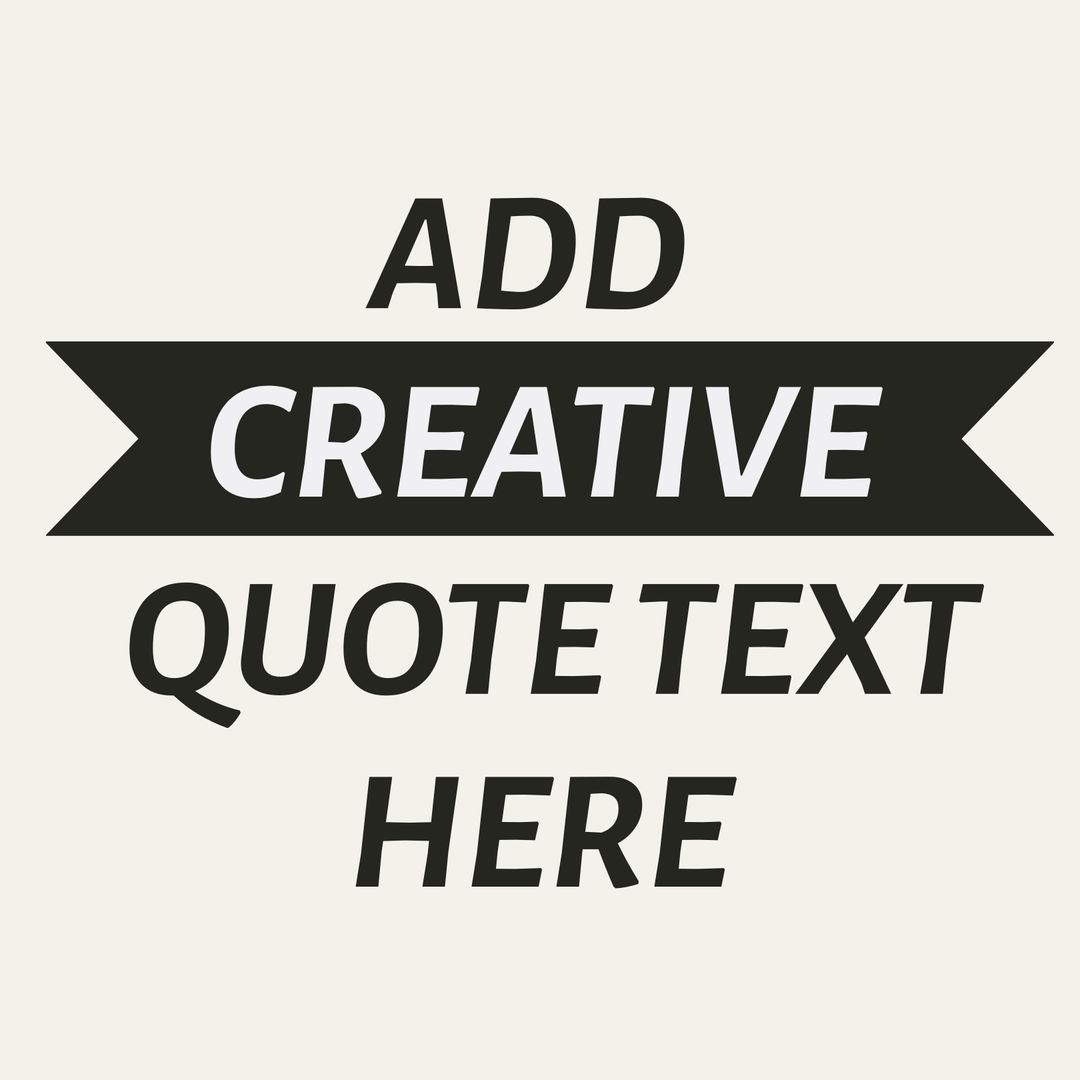 Blank Quote Template with Bold Arrows for Creative Inspiration