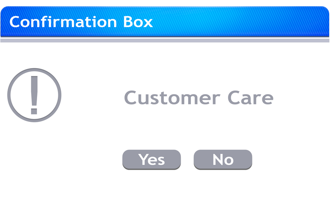 Customer Care Confirmation Box On Transparent Background - Download Free Stock Images Pikwizard.com