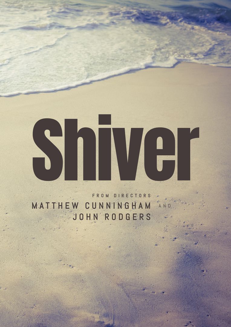 Serene Beach Background Poster for Thriller Movie 'Shiver' - Download Free Stock Templates Pikwizard.com