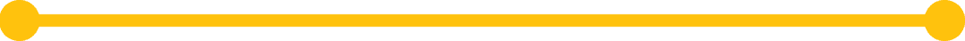 Minimalist Yellow Line with Dots on Transparent Background
