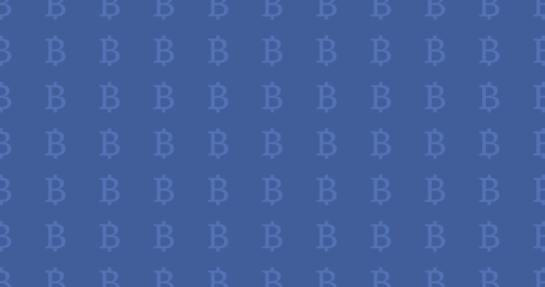 Seamless Bitcoin Symbol Pattern on Blue Background - Free Images, Stock Photos and Pictures on Pikwizard.com