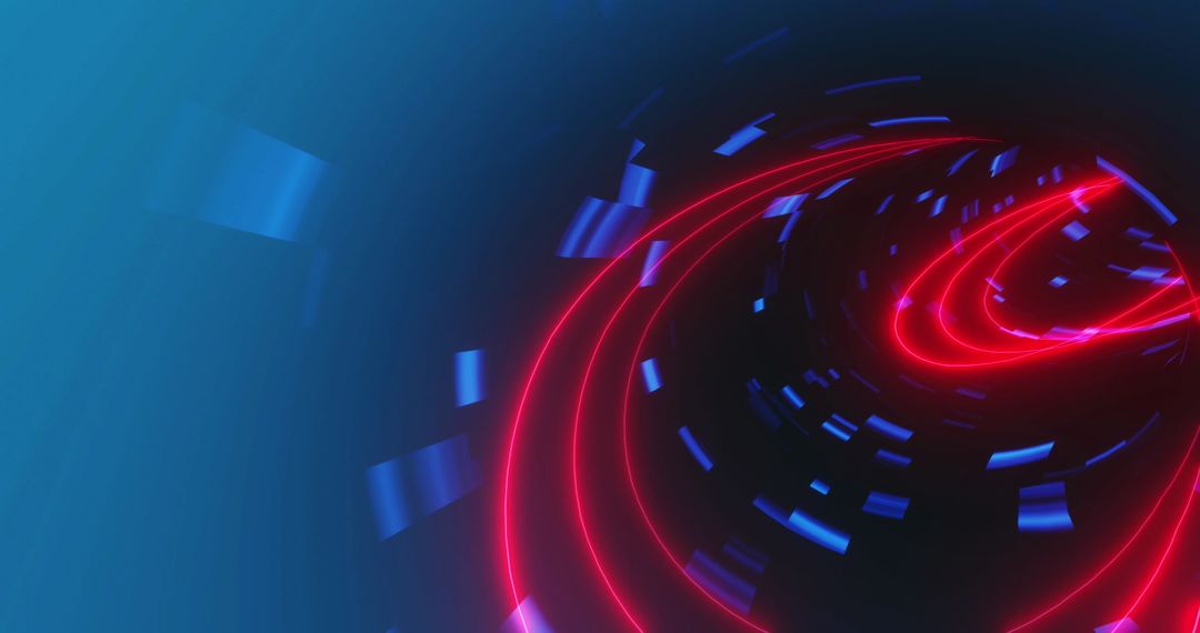 Dynamic Digital Sales Tunnel with Neon Lights