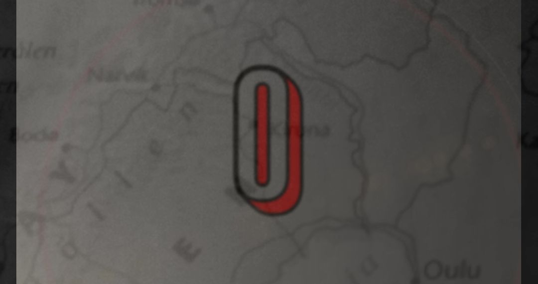 Digital Countdown Timer on Grey Background