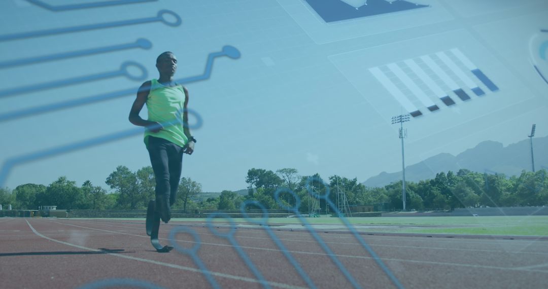 Technology in Athletics: Disabled Runner Training with Blade Prosthetic