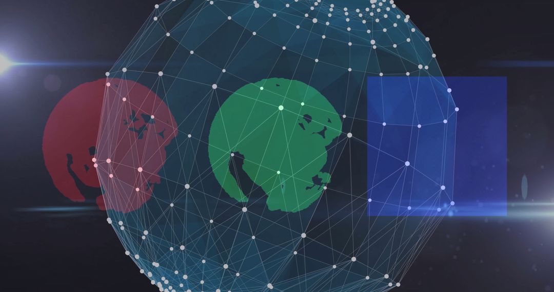 Global Network Data Processing with Digital Communication Concept