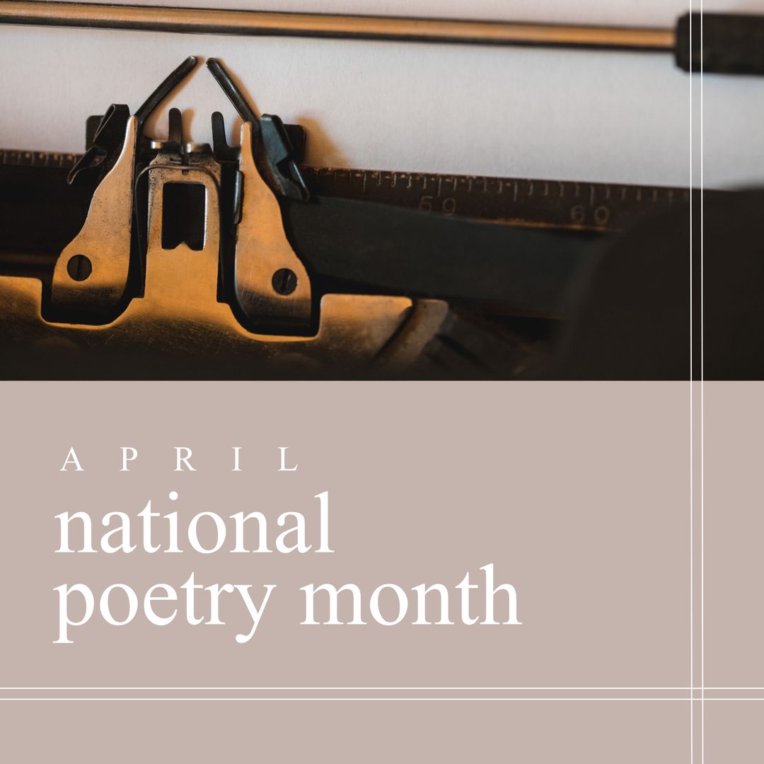 Celebrating National Poetry Month with Antique Typewriter