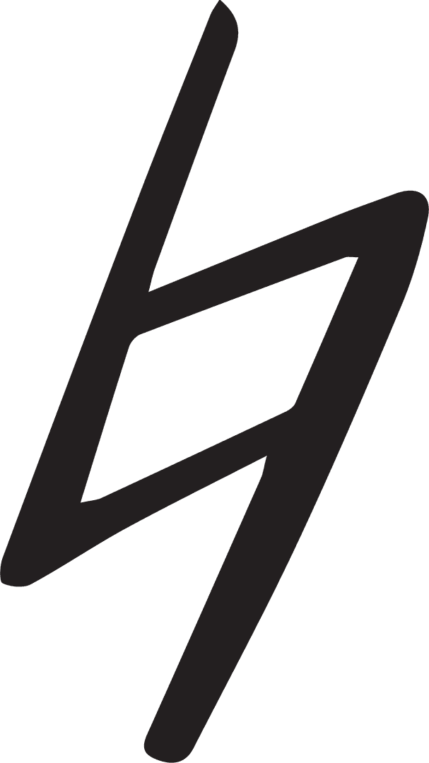 Black Natural Music Note Symbol on Transparent Background