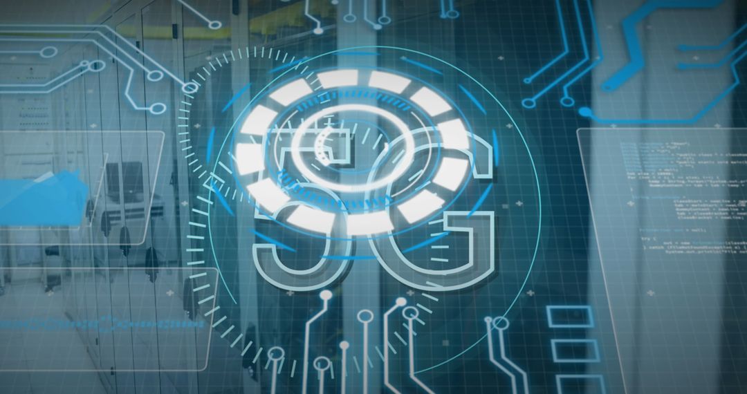 Interactive Digital Interface of 5G Data Processing in Workplace