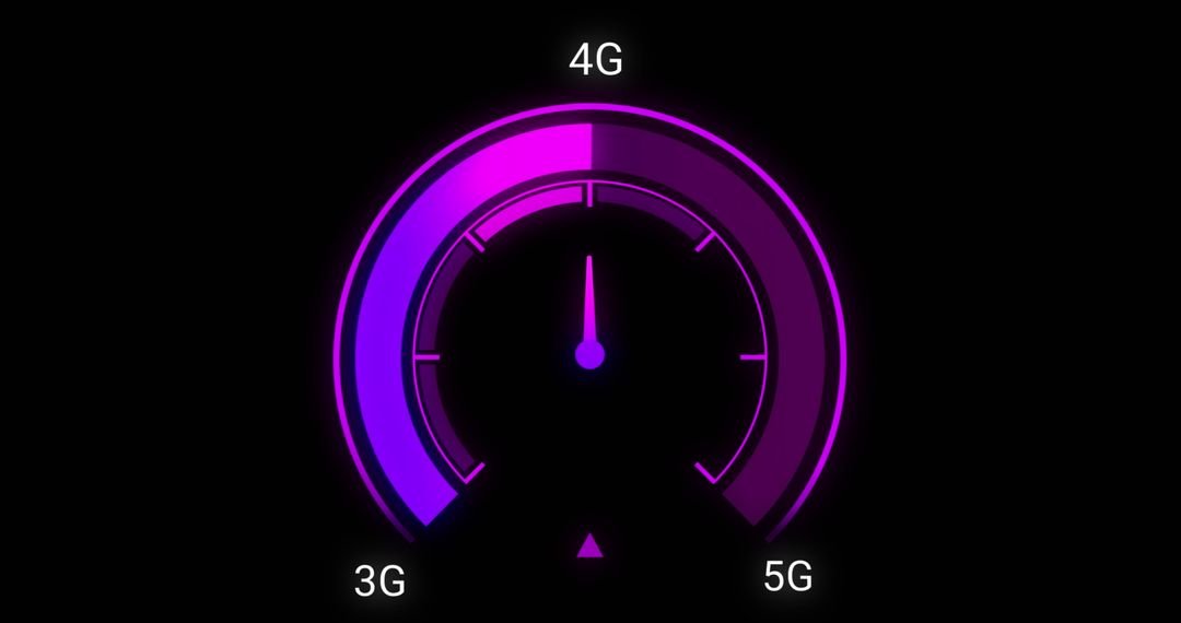 Digitally Generated Speedometer Illustrates 5G Internet Speed - Free Images, Stock Photos and Pictures on Pikwizard.com