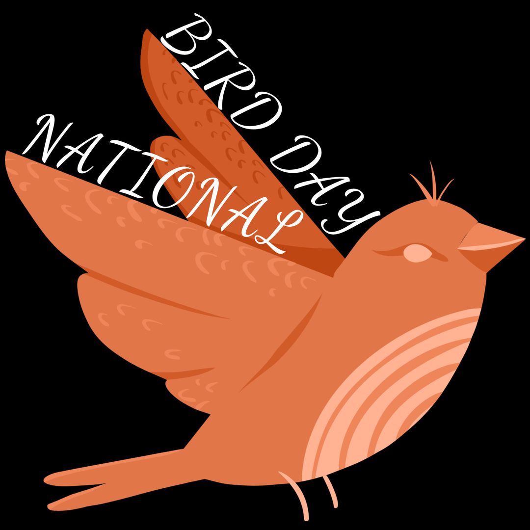 Celebration of National Bird Day Illustration with Colorful Bird